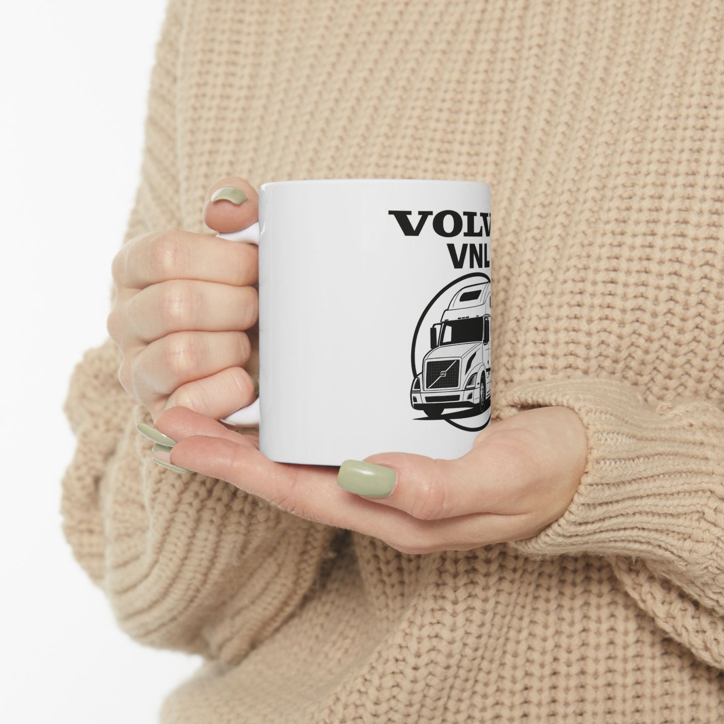 Volvo VNL Truck Ceramic Mug – Semi Truck Driver Coffee Cup (11oz & 15oz)