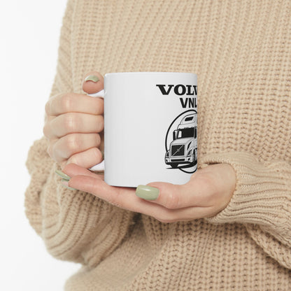 Volvo VNL Truck Ceramic Mug – Semi Truck Driver Coffee Cup (11oz & 15oz)