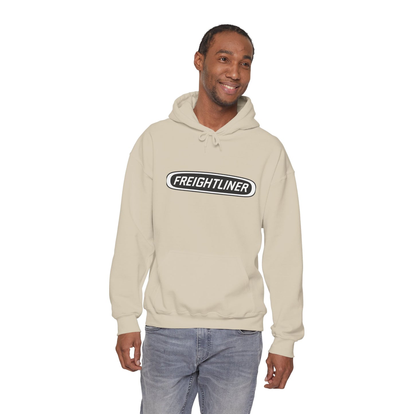 Freightliner Truck Hoodie – Classic Logo & Semi Truck Design