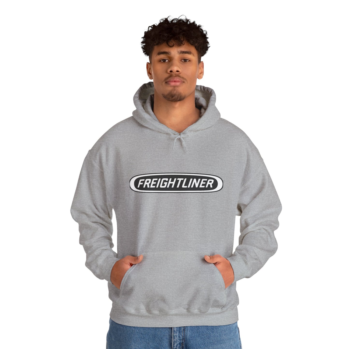 Freightliner Truck Hoodie – Classic Logo & Semi Truck Design