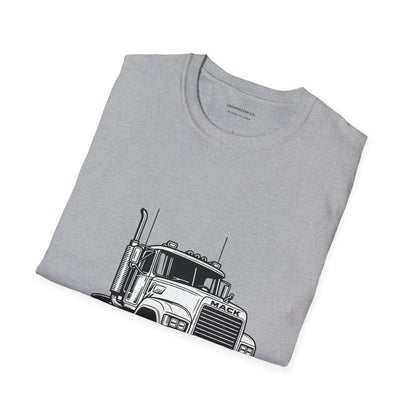 Semi Truck Graphic T-Shirt – Vintage Big Rig Tee for Truckers & Enthusiasts