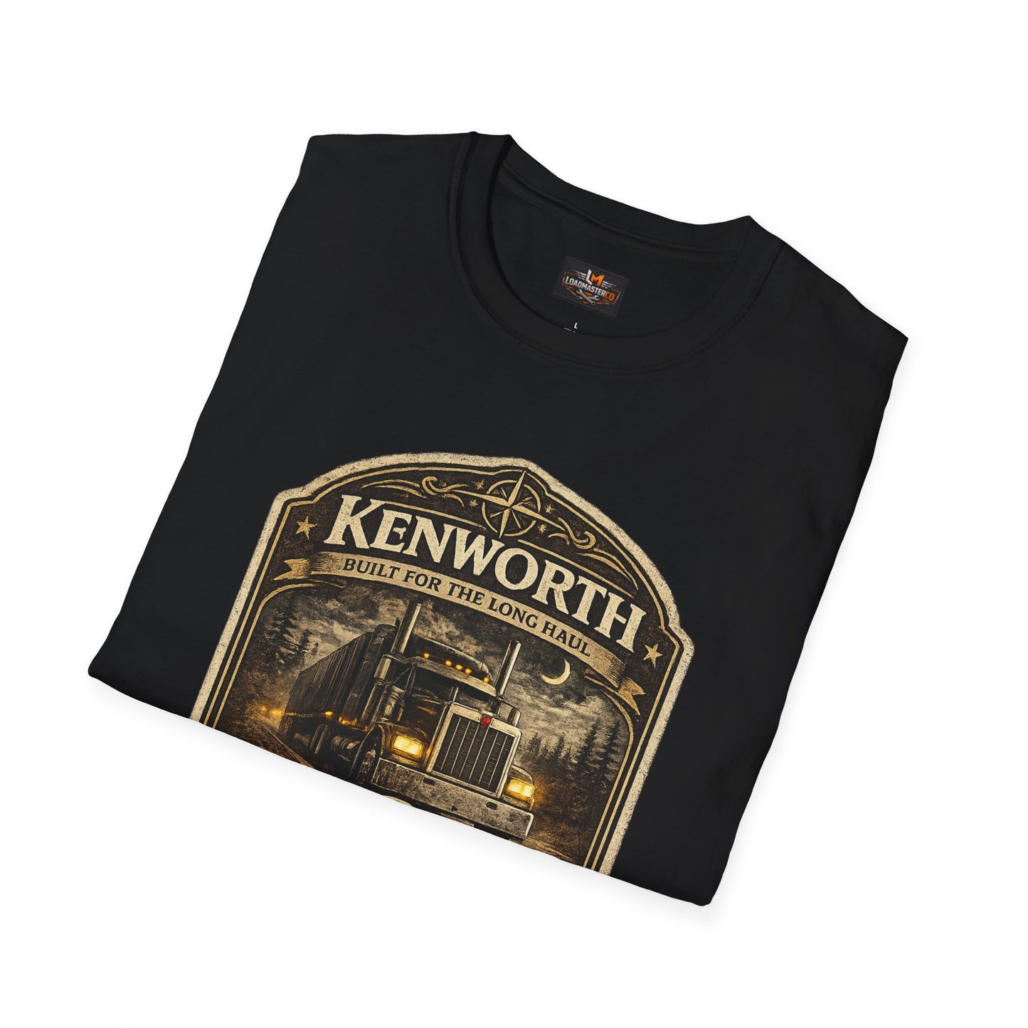 Kenworth Long Haul Trucker T-Shirt — Vintage Semi Truck Badge