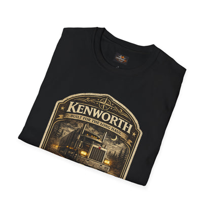 Kenworth Long Haul Trucker T-Shirt — Vintage Semi Truck Badge