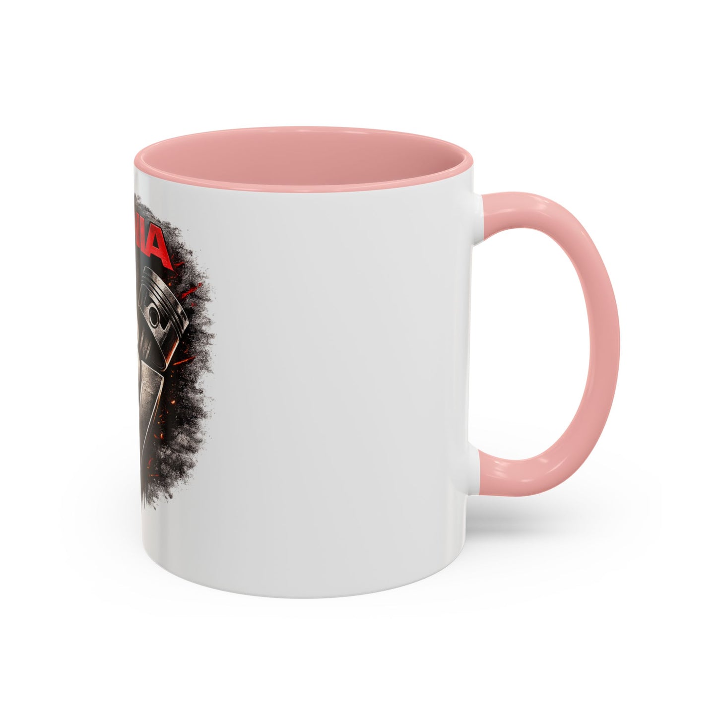 Scania V8 Engine Logo Accent Coffee Mug – Truck Driver Gift