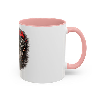 Scania V8 Engine Logo Accent Coffee Mug – Truck Driver Gift