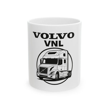 Volvo VNL Truck Ceramic Mug – Semi Truck Driver Coffee Cup (11oz & 15oz)