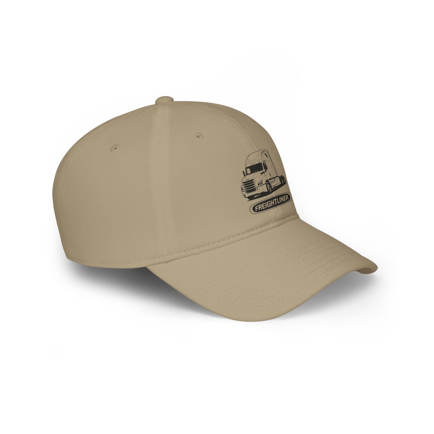 Freightliner Truck Cap — Low Profile Baseball Hat with Semi-Truck Graphic