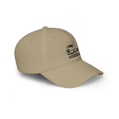 Freightliner Truck Cap — Low Profile Baseball Hat with Semi-Truck Graphic