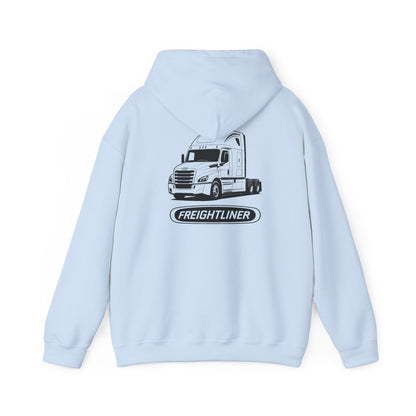 Freightliner Truck Hoodie – Classic Logo & Semi Truck Design