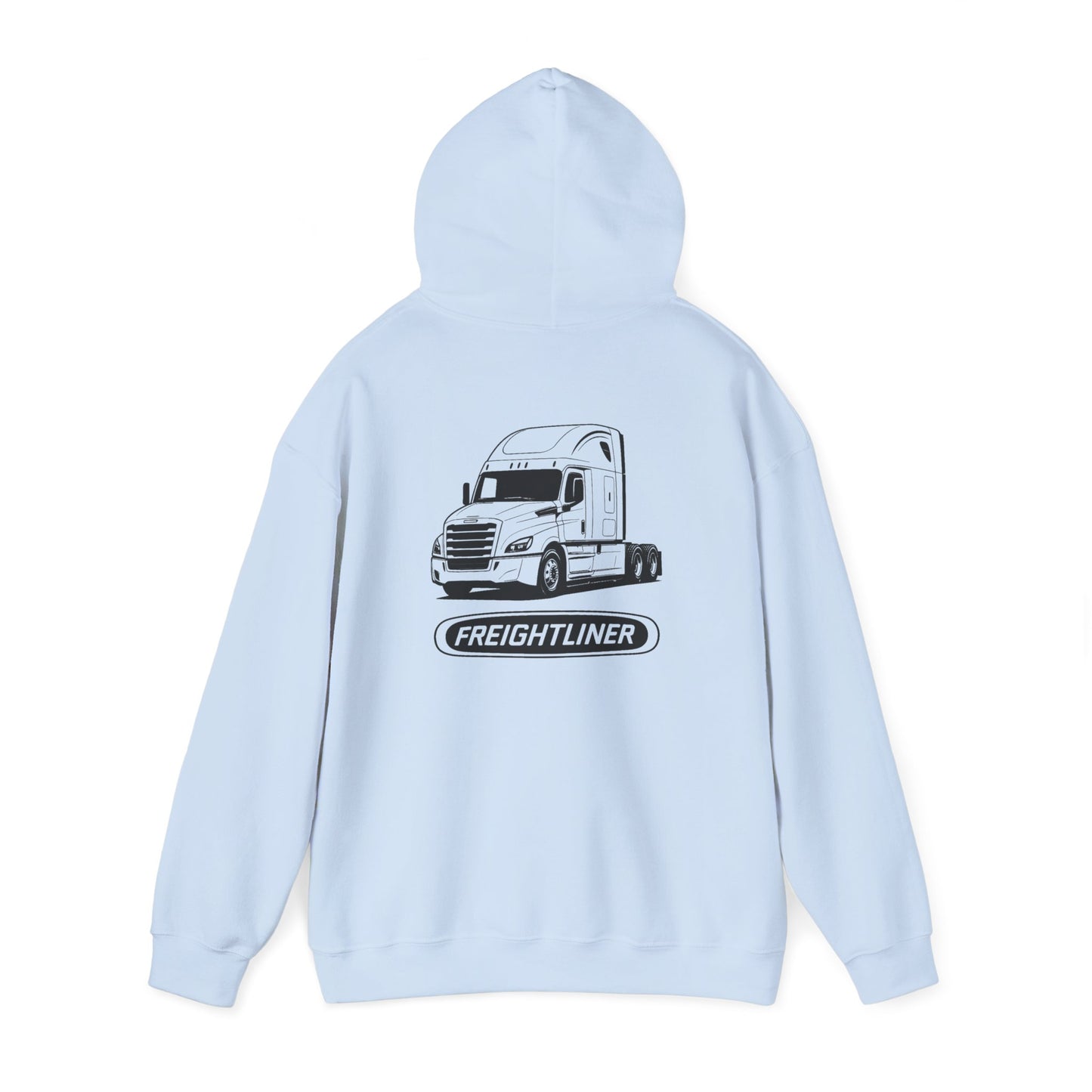 Freightliner Truck Hoodie – Classic Logo & Semi Truck Design
