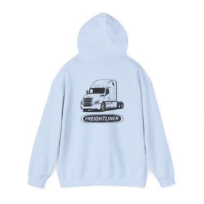 Freightliner Truck Hoodie – Classic Logo & Semi Truck Design