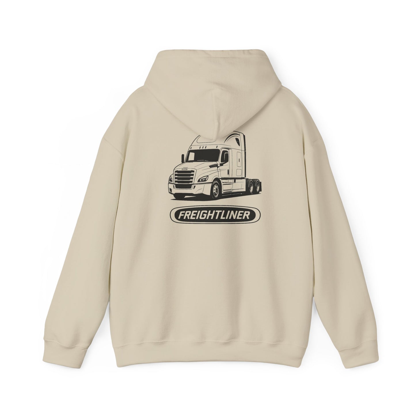 Freightliner Truck Hoodie – Classic Logo & Semi Truck Design