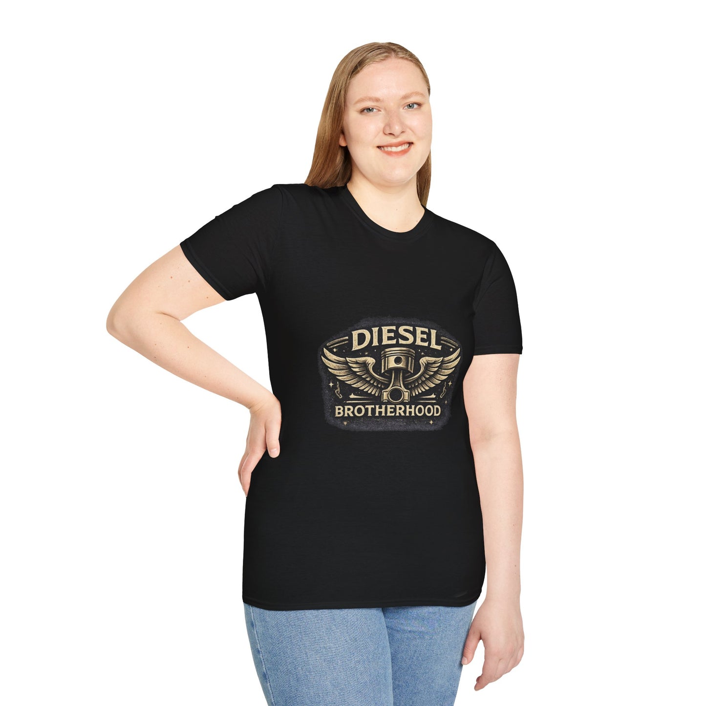 Diesel Brotherhood Truckers T-Shirt — Vintage Big Rig Tee