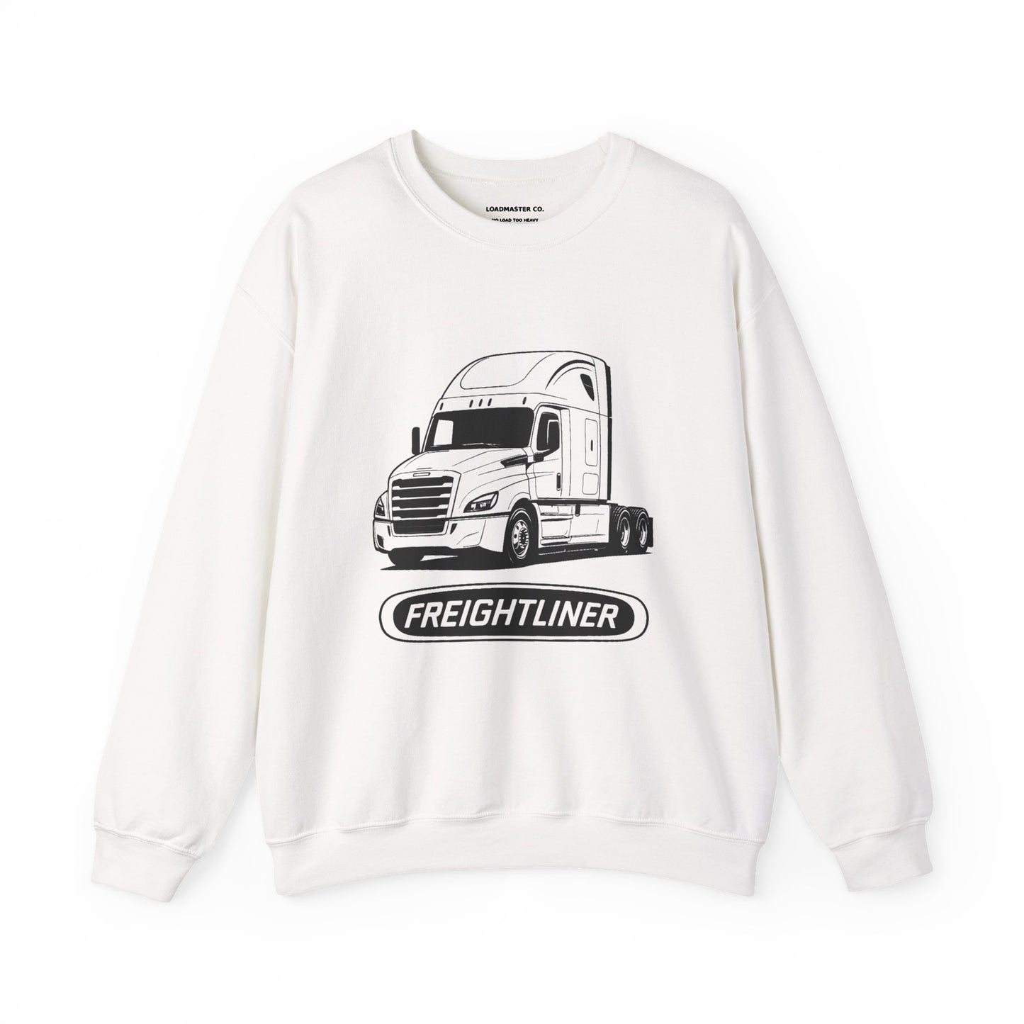 Freightliner Semi Truck Crewneck Sweatshirt — Logo Truck Driver Gift