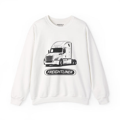Freightliner Semi Truck Crewneck Sweatshirt — Logo Truck Driver Gift