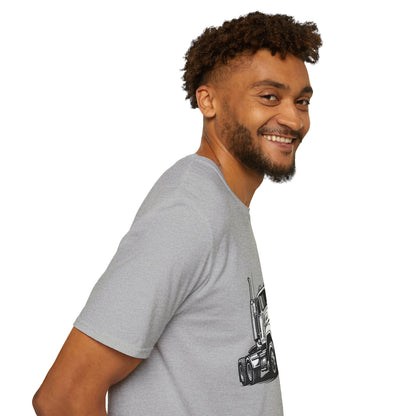 Semi Truck Graphic T-Shirt – Vintage Big Rig Tee for Truckers & Enthusiasts