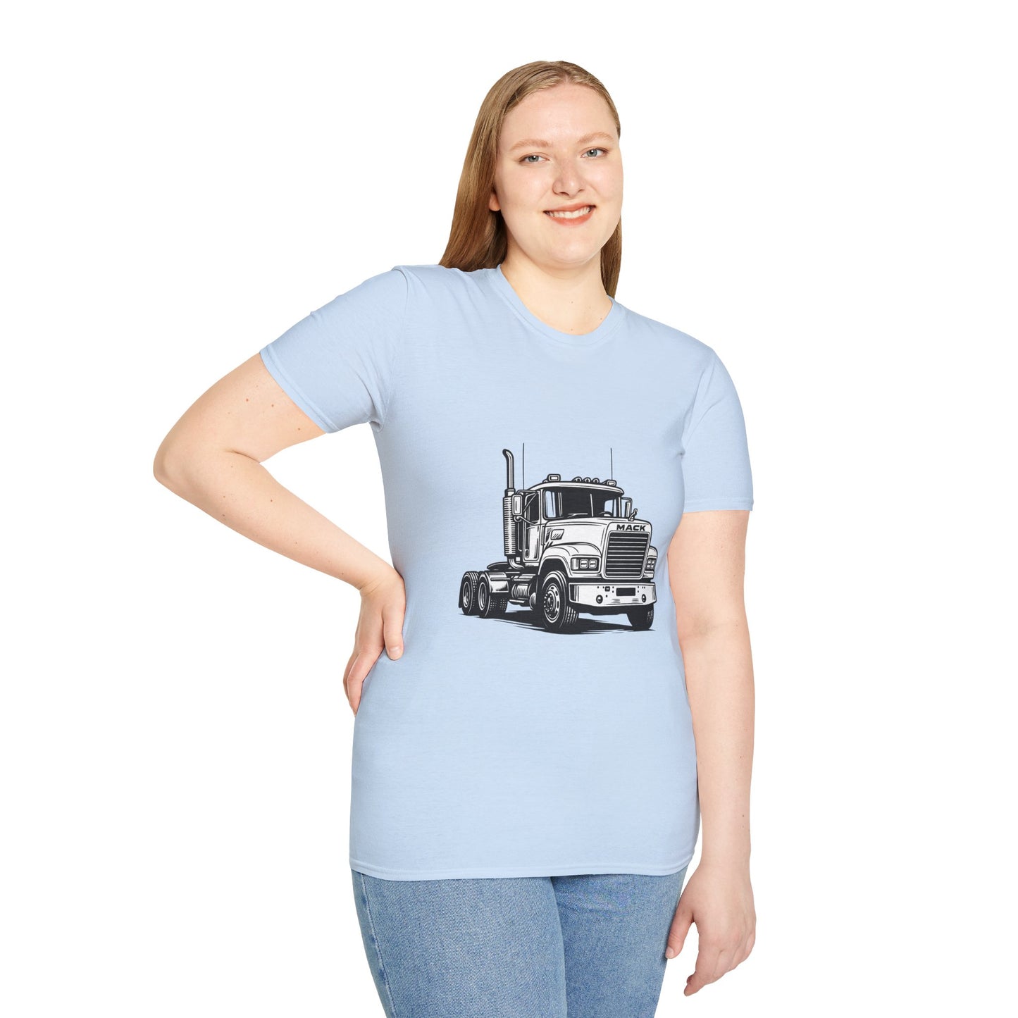 Semi Truck Graphic T-Shirt – Vintage Big Rig Tee for Truckers & Enthusiasts