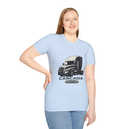 Cascadia Freightliner Truck T-Shirt — Semi Truck Driver Tee