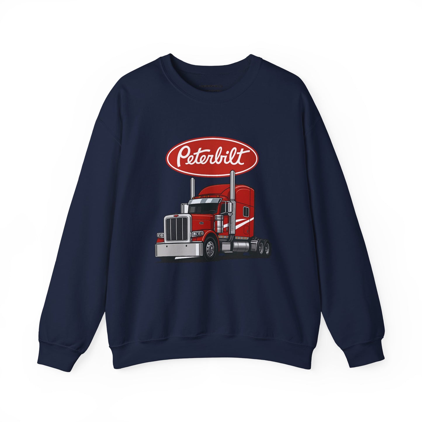 Peterbilt Red Semi Truck Crewneck Sweatshirt