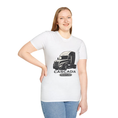 Cascadia Freightliner Truck T-Shirt — Semi Truck Driver Tee