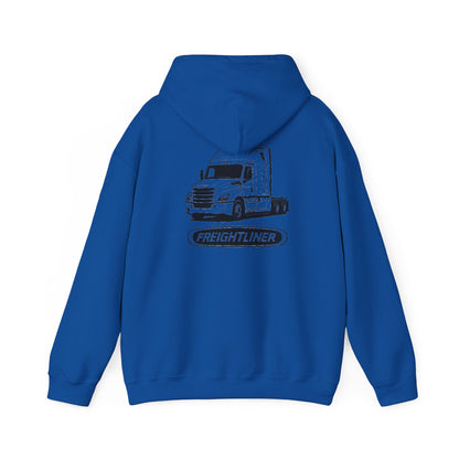 Freightliner Truck Hoodie – Classic Logo & Semi Truck Design