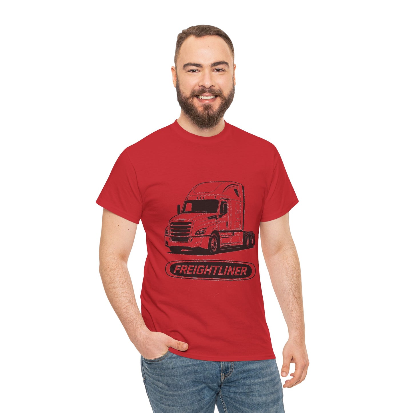 Freightliner Truck Graphic Tee — Semi Truck Driver T‑Shirt