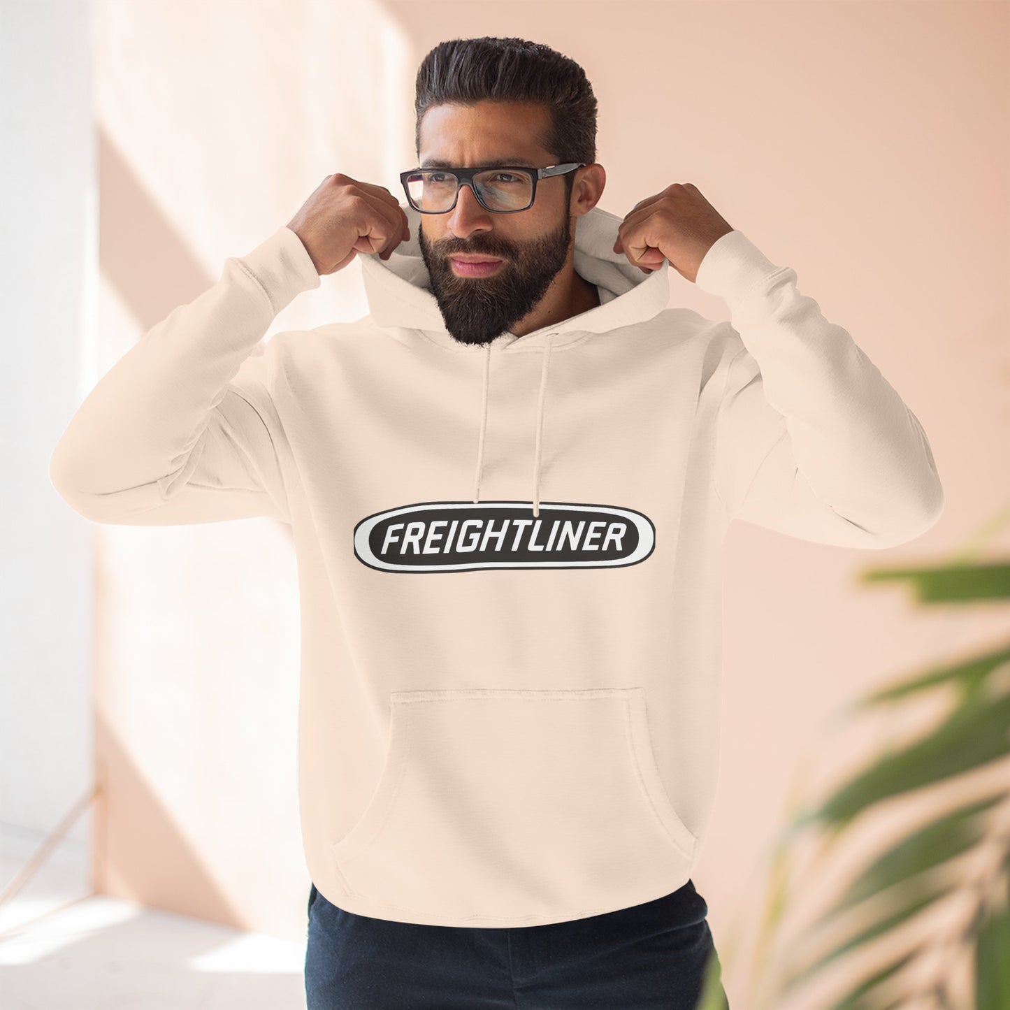 Freightliner Truck Hoodie — Classic Semi-Truck Logo Pullover
