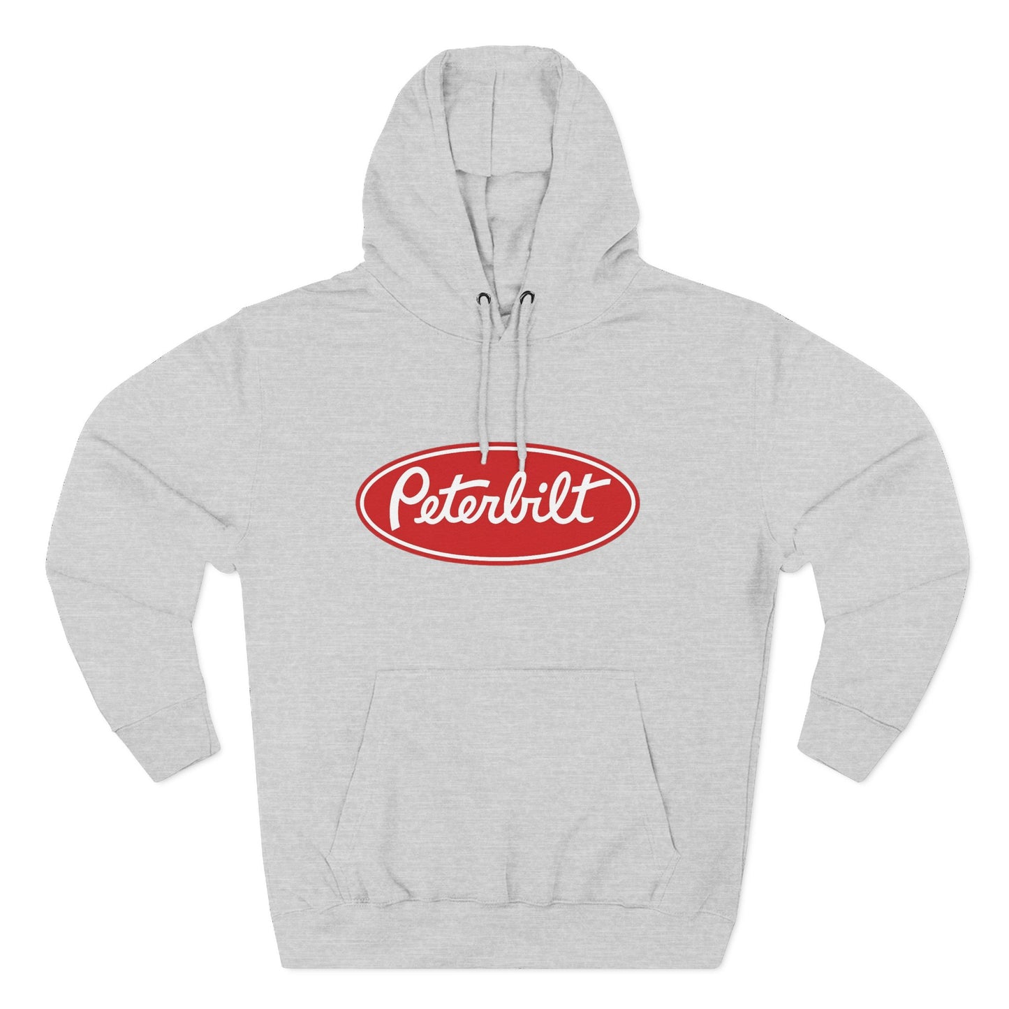 Peterbilt Red Truck Hoodie - Logo Fleece Pullover for Truckers & Fans