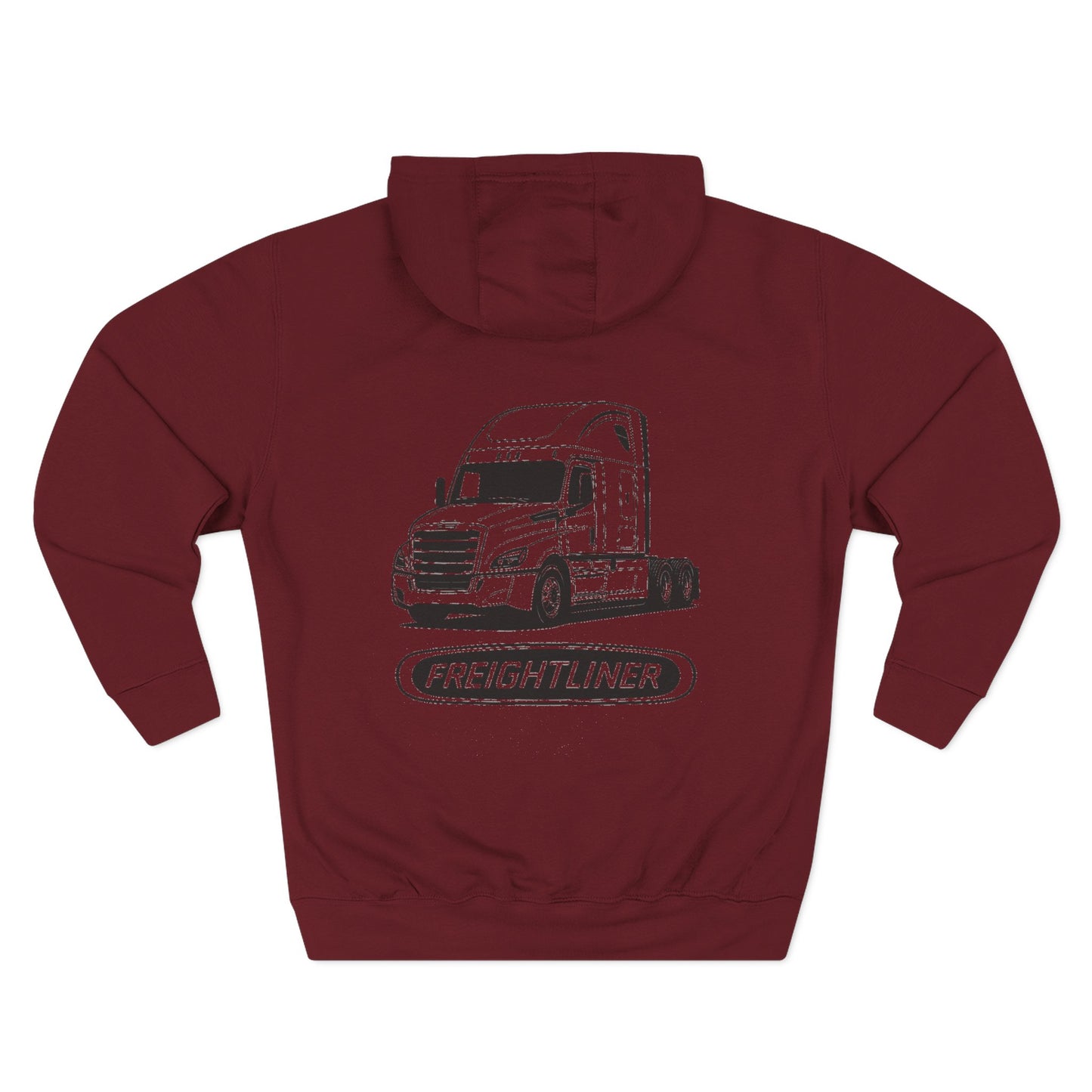 Freightliner Truck Hoodie — Classic Semi-Truck Logo Pullover