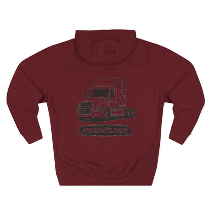 Freightliner Truck Hoodie — Classic Semi-Truck Logo Pullover