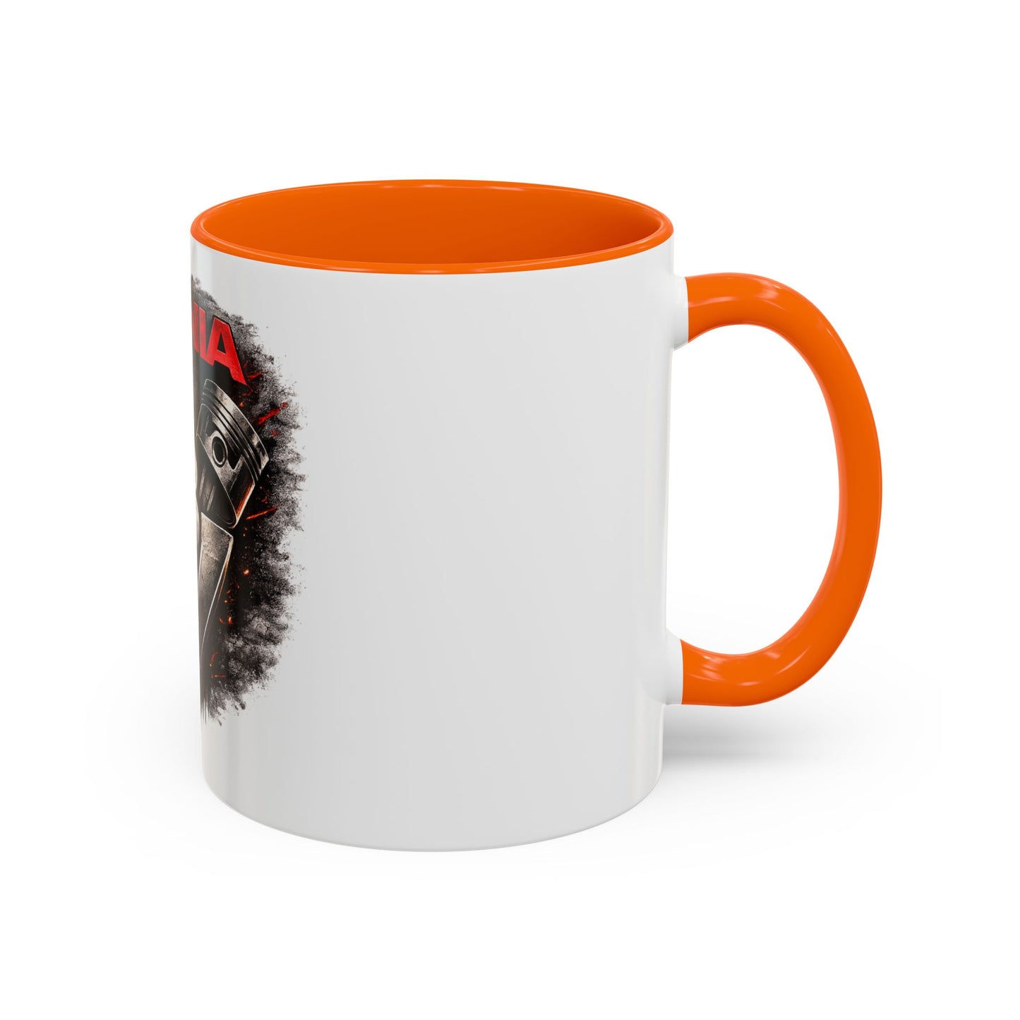 Scania V8 Engine Logo Accent Coffee Mug – Truck Driver Gift