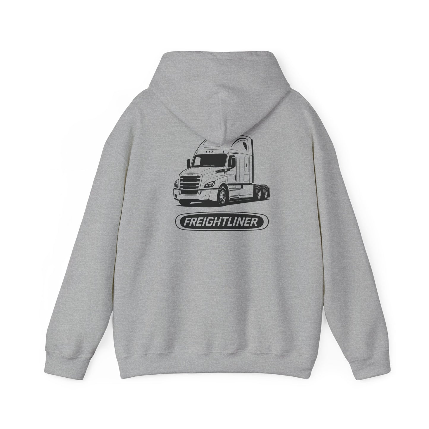 Freightliner Truck Hoodie – Classic Logo & Semi Truck Design