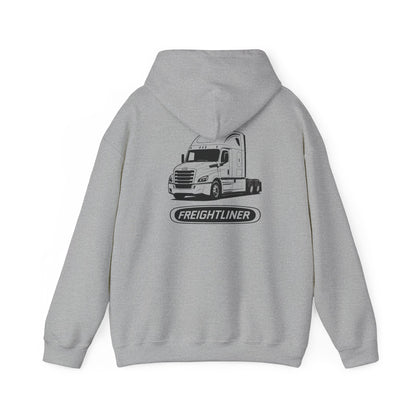 Freightliner Truck Hoodie – Classic Logo & Semi Truck Design