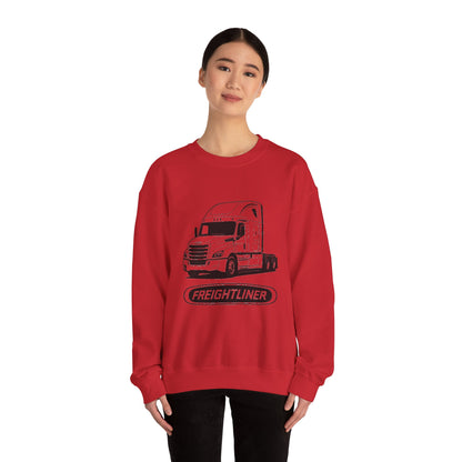 Freightliner Semi Truck Crewneck Sweatshirt — Logo Truck Driver Gift