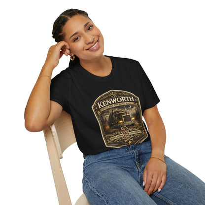 Kenworth Long Haul Trucker T-Shirt — Vintage Semi Truck Badge