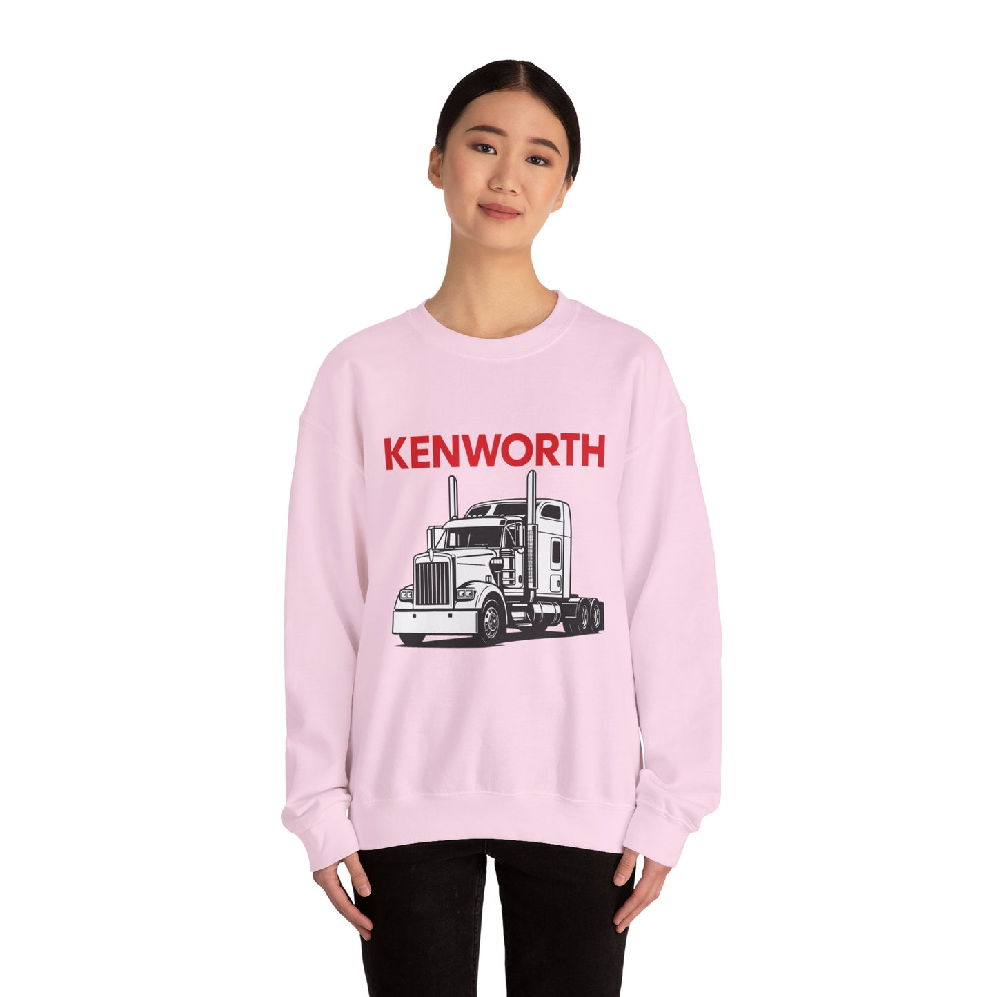 Kenworth Semi Truck Crewneck Sweatshirt — Classic Trucker Graphic