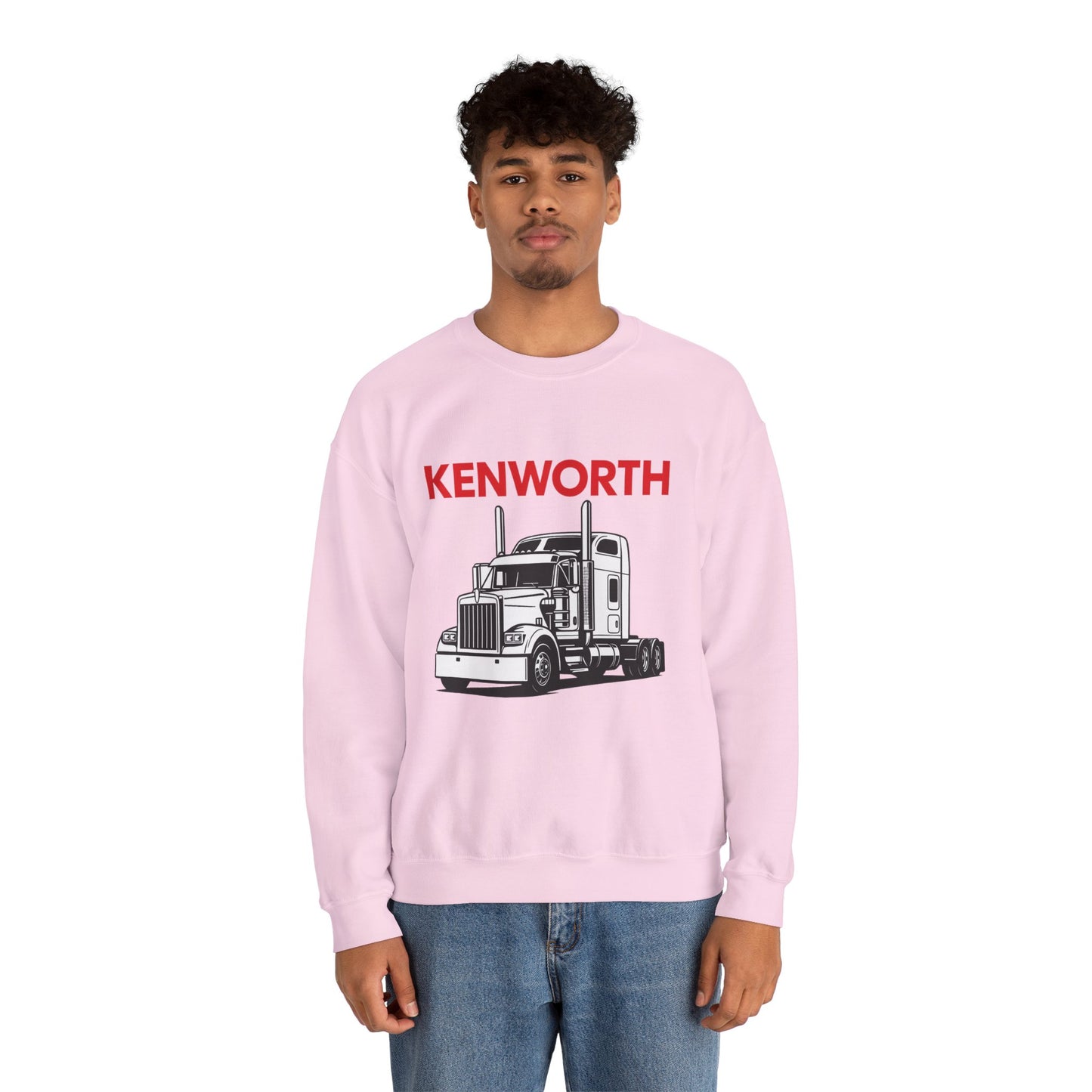 Kenworth Semi Truck Crewneck Sweatshirt — Classic Trucker Graphic