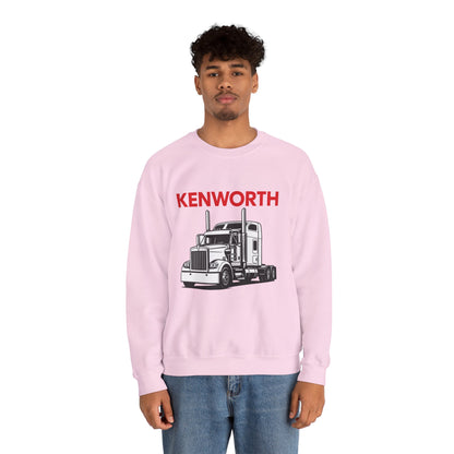 Kenworth Semi Truck Crewneck Sweatshirt — Classic Trucker Graphic