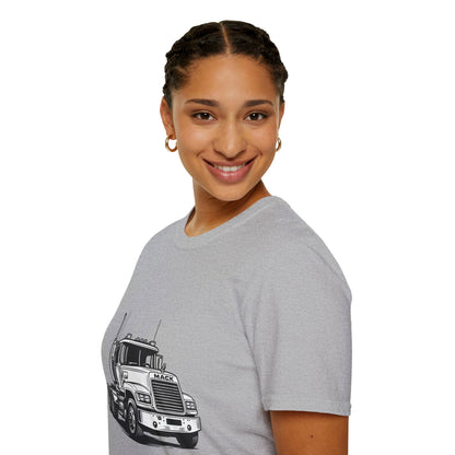 Semi Truck Graphic T-Shirt – Vintage Big Rig Tee for Truckers & Enthusiasts