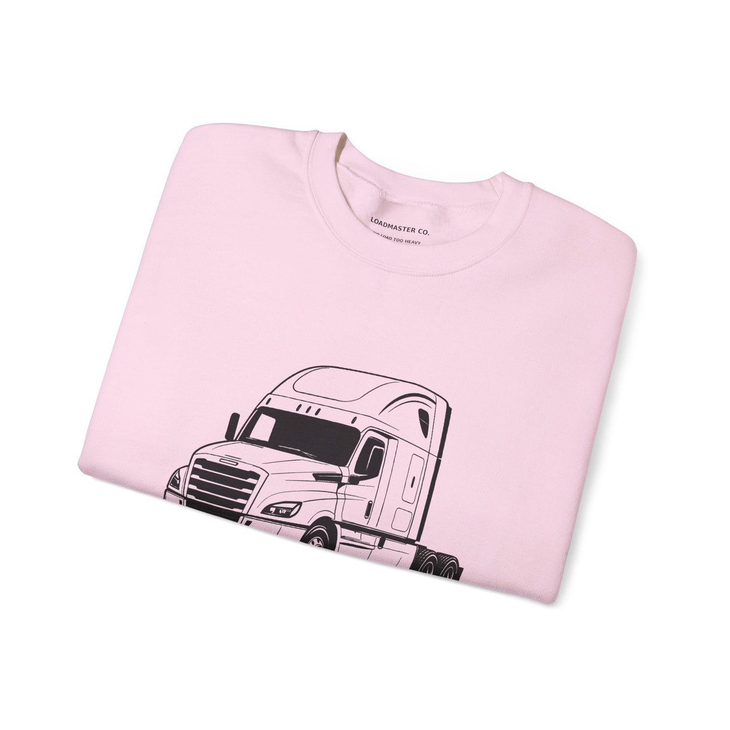 Freightliner Semi Truck Crewneck Sweatshirt — Logo Truck Driver Gift