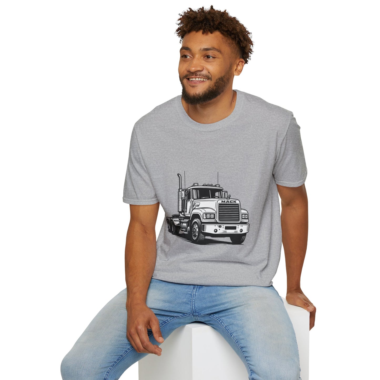 Semi Truck Graphic T-Shirt – Vintage Big Rig Tee for Truckers & Enthusiasts