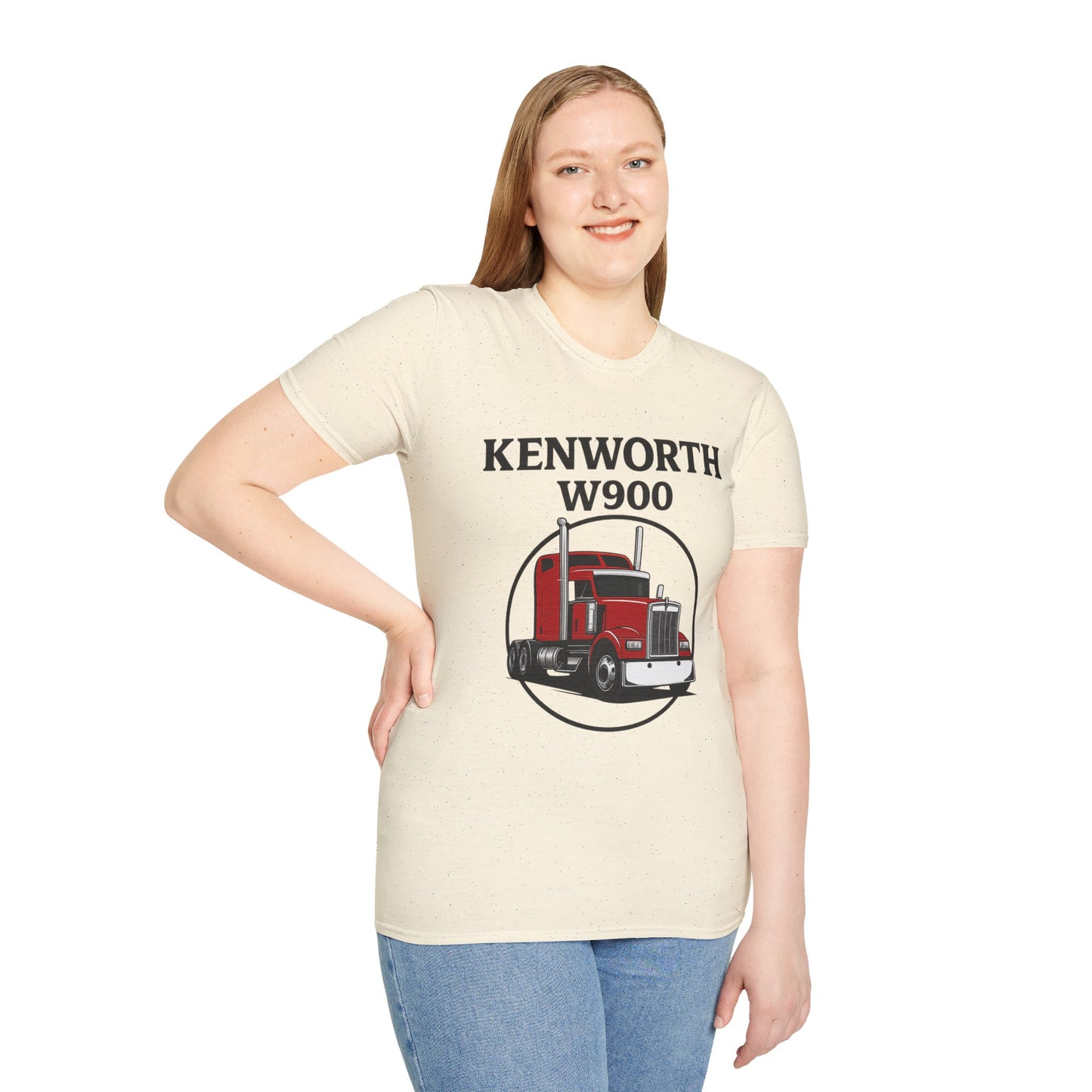 Kenworth W900 Truck T-Shirt — Red Semi Tractor Graphic Tee for Truckers & Enthusiasts