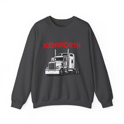 Kenworth Semi Truck Crewneck Sweatshirt — Classic Trucker Graphic