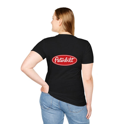 Peterbilt Red Semi Truck T-Shirt — Classic Logo Trucker Tee
