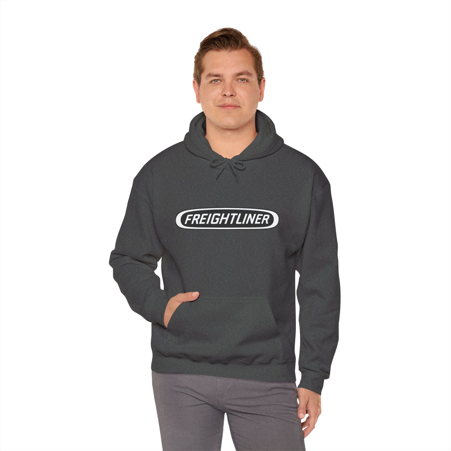Freightliner Truck Hoodie – Classic Logo & Semi Truck Design