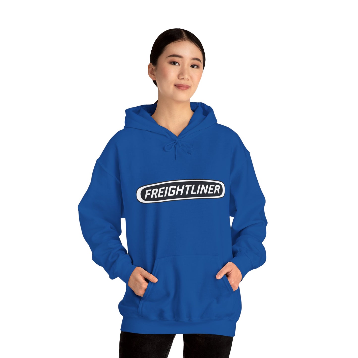 Freightliner Truck Hoodie – Classic Logo & Semi Truck Design
