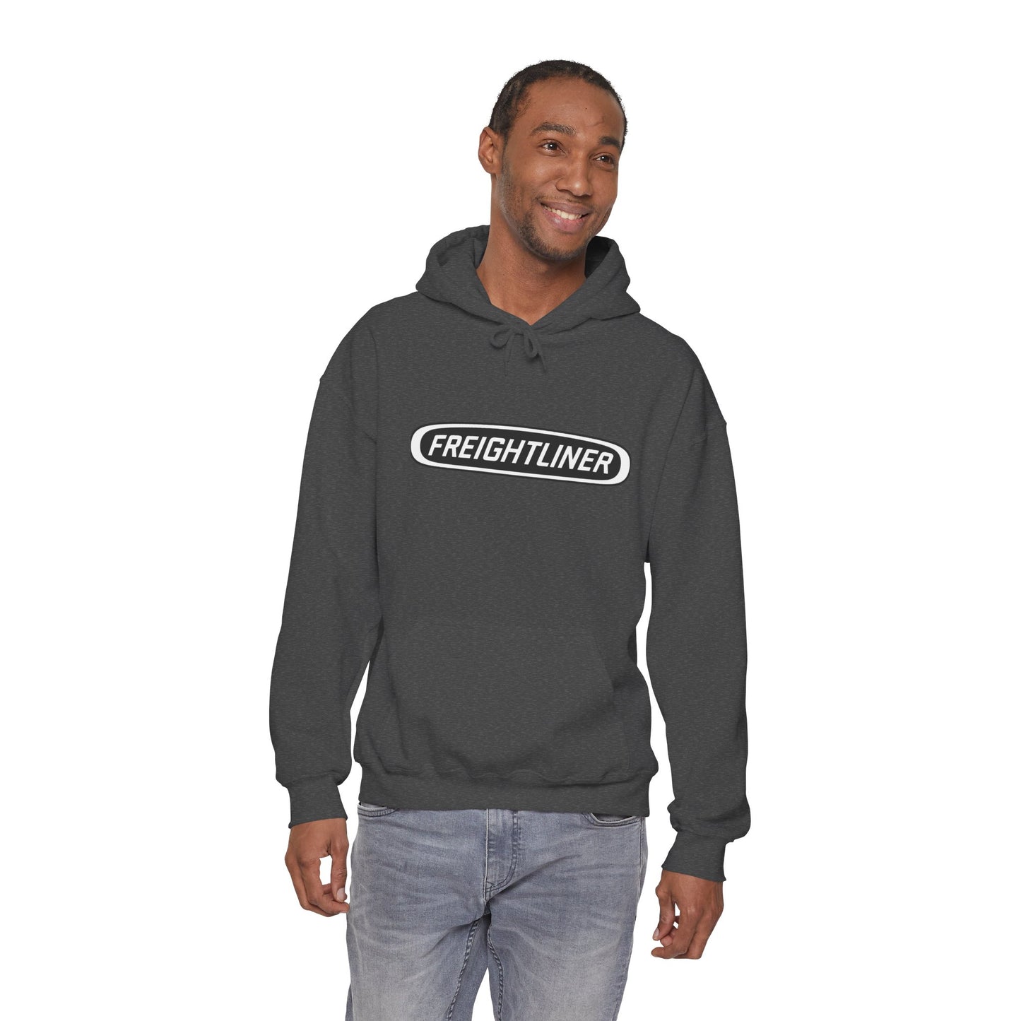 Freightliner Truck Hoodie – Classic Logo & Semi Truck Design