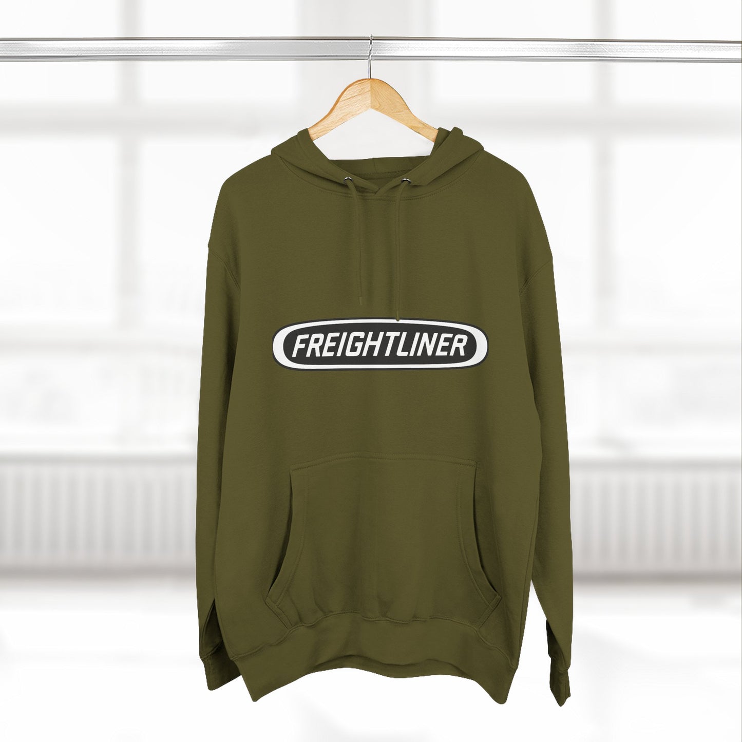 Freightliner Truck Hoodie — Classic Semi-Truck Logo Pullover