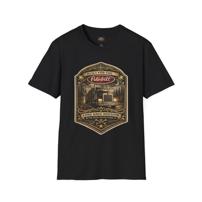 Peterbilt Long Haul T-Shirt — Built For The Road Trucker Tee