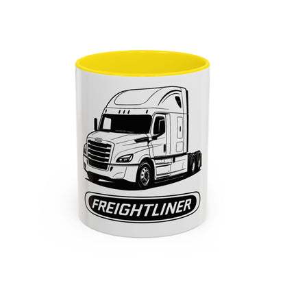 Freightliner Truck Coffee Mug - Accent 11/15oz